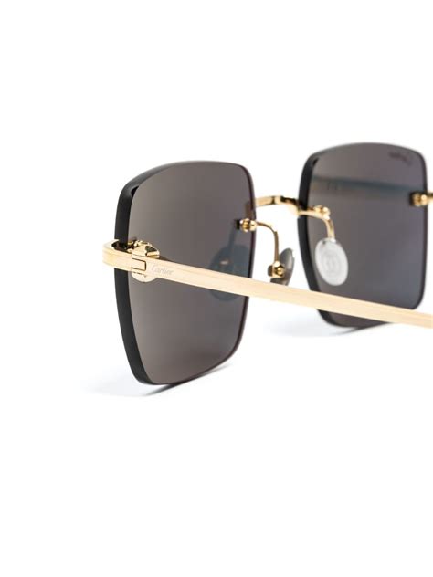 Pasha de Cartier frameless sunglasses 